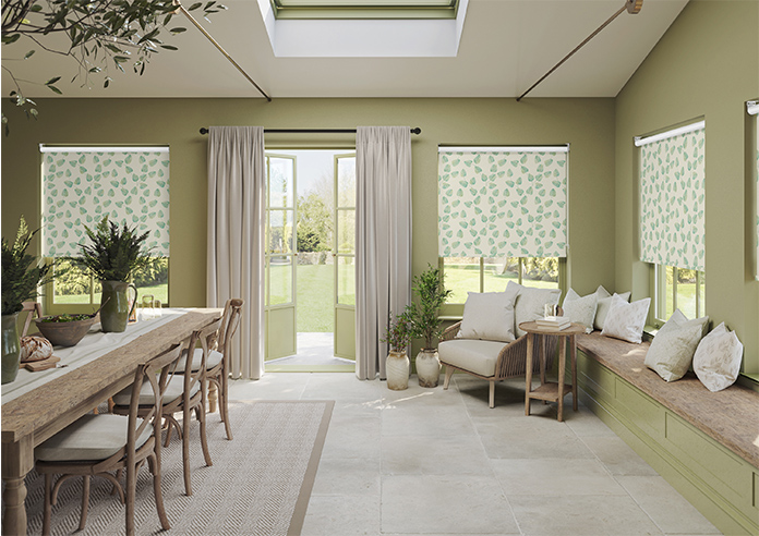 Alessio, Green Jewel - Roller Blind - Image 8
